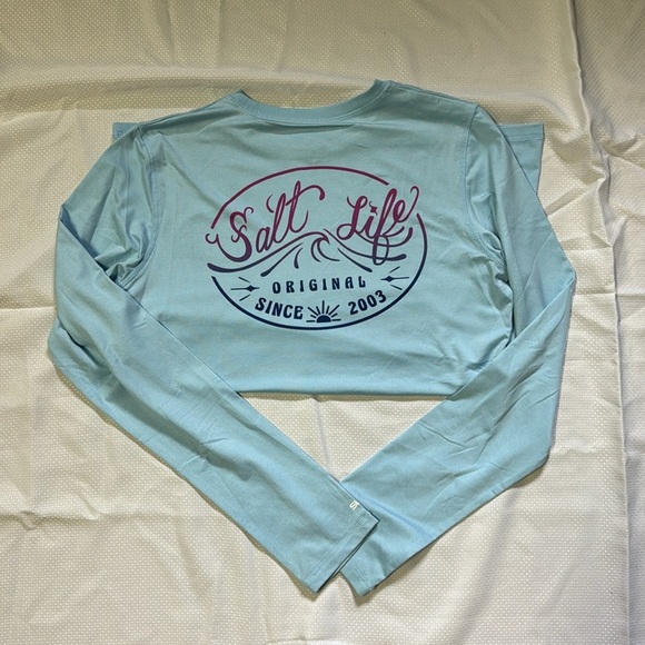 Salt Life Blue Drifit Longsleeve. Women’s Medium. - Picture 1 of 2